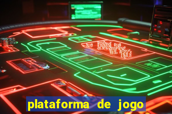 plataforma de jogo nova pagando